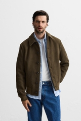 AK2559 - Z.RA WOOL BLEND CONTRAST JACKET