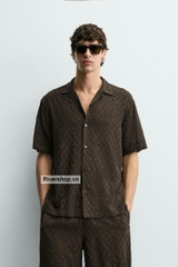 SMC2605 - Z.RA GEOMETRIC JACQUARD SHIRT