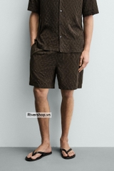 QS2604 - Z.RA GEOMETRIC JACQUARD SHORTS