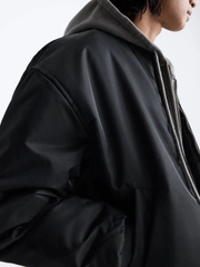 AK2611 - Z.RA ÁO KHOÁC BOMBER TRẦN BÔNG DÁNG RELAXED - FIT