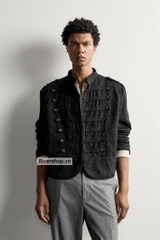 AK2702 - Z.RA CROPPED FIT SHOULDER TAB JACKET