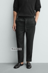 QD2603 - Z.RA 100% LINEN RELAXED FIT TROUSERS