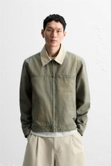 AK2579 - Z.RA JACKET WITH CONTRAST COLLAR
