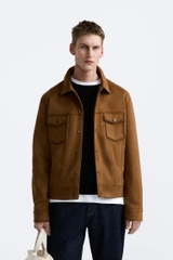 AK2549 - Z.RA FAUX SUEDE JACKET