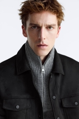AK24102 - Z.RA FAUX SUEDE JACKET