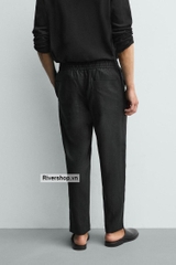 QD2603 - Z.RA 100% LINEN RELAXED FIT TROUSERS