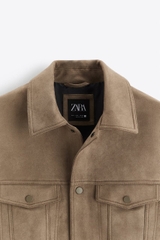 AK2433 - Z.RA FAUX SUEDE JACKET