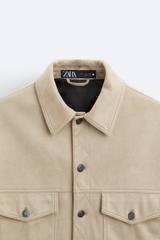 AK2414 - Z.RA BOXY FIT FAUX SUEDE JACKET