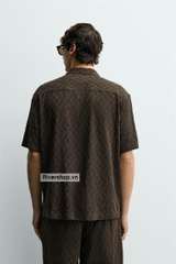 SMC2605 - Z.RA GEOMETRIC JACQUARD SHIRT