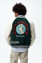 AK2714 - Z.RA SNOOPY PEANUTS™ PATCH BOMBER JACKET