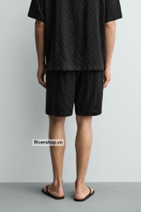 QS2605 - Z.RA GEOMETRIC JACQUARD SHORTS