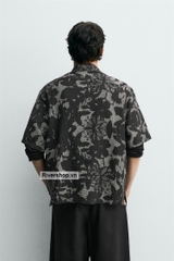 SMC2604 - Z.RA FLUID COMBINATION PRINT SHIRT