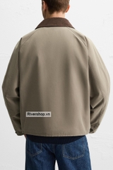 AK2707 - Z.RA CONTRAST COLLAR TECHNICAL JACKET