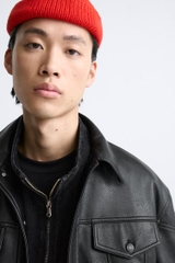 AK2513 - Z.RA FAUX LEATHER JACKET