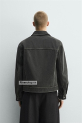 AK2720 - Z.RA WASHED-EFFECT TOPSTITCHED JACKET