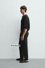QD2603 - Z.RA 100% LINEN RELAXED FIT TROUSERS
