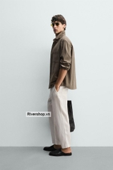 QD2602 - Z.RA 100% LINEN RELAXED FIT TROUSERS