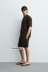 QS2604 - Z.RA GEOMETRIC JACQUARD SHORTS