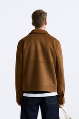 AK2549 - Z.RA FAUX SUEDE JACKET