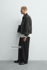 AK2720 - Z.RA WASHED-EFFECT TOPSTITCHED JACKET