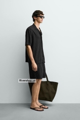 QS2605 - Z.RA GEOMETRIC JACQUARD SHORTS