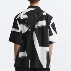 SMC2510 - Z.RA ABSTRACT PRINT SHIRT