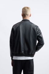 AK2441 - Z.RA FAUX LEATHER BOMBER JACKET