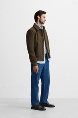 AK2559 - Z.RA WOOL BLEND CONTRAST JACKET