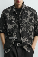 SMC2604 - Z.RA FLUID COMBINATION PRINT SHIRT