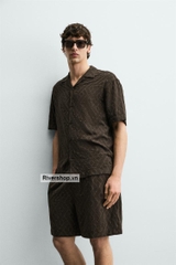 QS2604 - Z.RA GEOMETRIC JACQUARD SHORTS