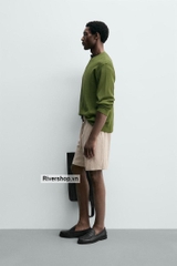 QS2601 - Z.RA LINEN BERMUDA SHORTS