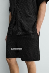 QS2605 - Z.RA GEOMETRIC JACQUARD SHORTS