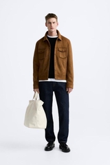 AK2549 - Z.RA FAUX SUEDE JACKET