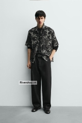 SMC2604 - Z.RA FLUID COMBINATION PRINT SHIRT