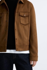 AK2549 - Z.RA FAUX SUEDE JACKET