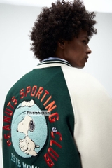 AK2714 - Z.RA SNOOPY PEANUTS™ PATCH BOMBER JACKET