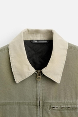 AK2579 - Z.RA JACKET WITH CONTRAST COLLAR
