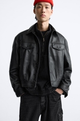 AK2513 - Z.RA FAUX LEATHER JACKET