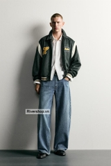 AK2716 - Z.RA FAUX SUEDE PATCH BOMBER JACKET