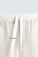 QD2602 - Z.RA 100% LINEN RELAXED FIT TROUSERS