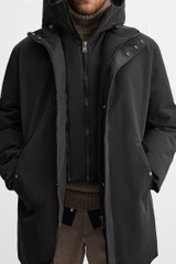 AK2583 - Z.RA 100% FEATHER PUFFER PARKA