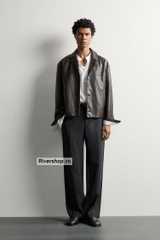 AK2704 - Z.RA CROPPED FAUX LEATHER JACKET