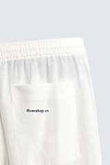 QD2602 - Z.RA 100% LINEN RELAXED FIT TROUSERS