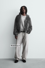 AK2644 - Z.RA REVERSIBLE FAUX LEATHER BOMBER JACKET