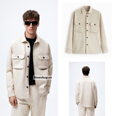 AK2429 - Z.RA FAUX SUEDE OVERSHIRT