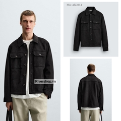 AK2614 - Z.RA FAUX SUEDE OVERSHIRT
