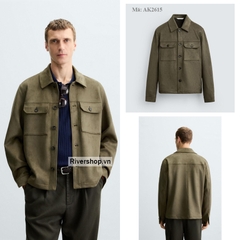 AK2615 - Z.RA FAUX SUEDE OVERSHIRT