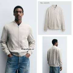 AK2654 - Z.RA FAUX SUEDE BOMBER JACKET
