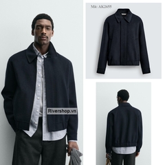 AK2655 - Z.RA CROPPED FIT WOOL BLEND OVERSHIRT