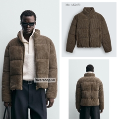 AK2673 - Z.RA CORDUROY PUFFER JACKET